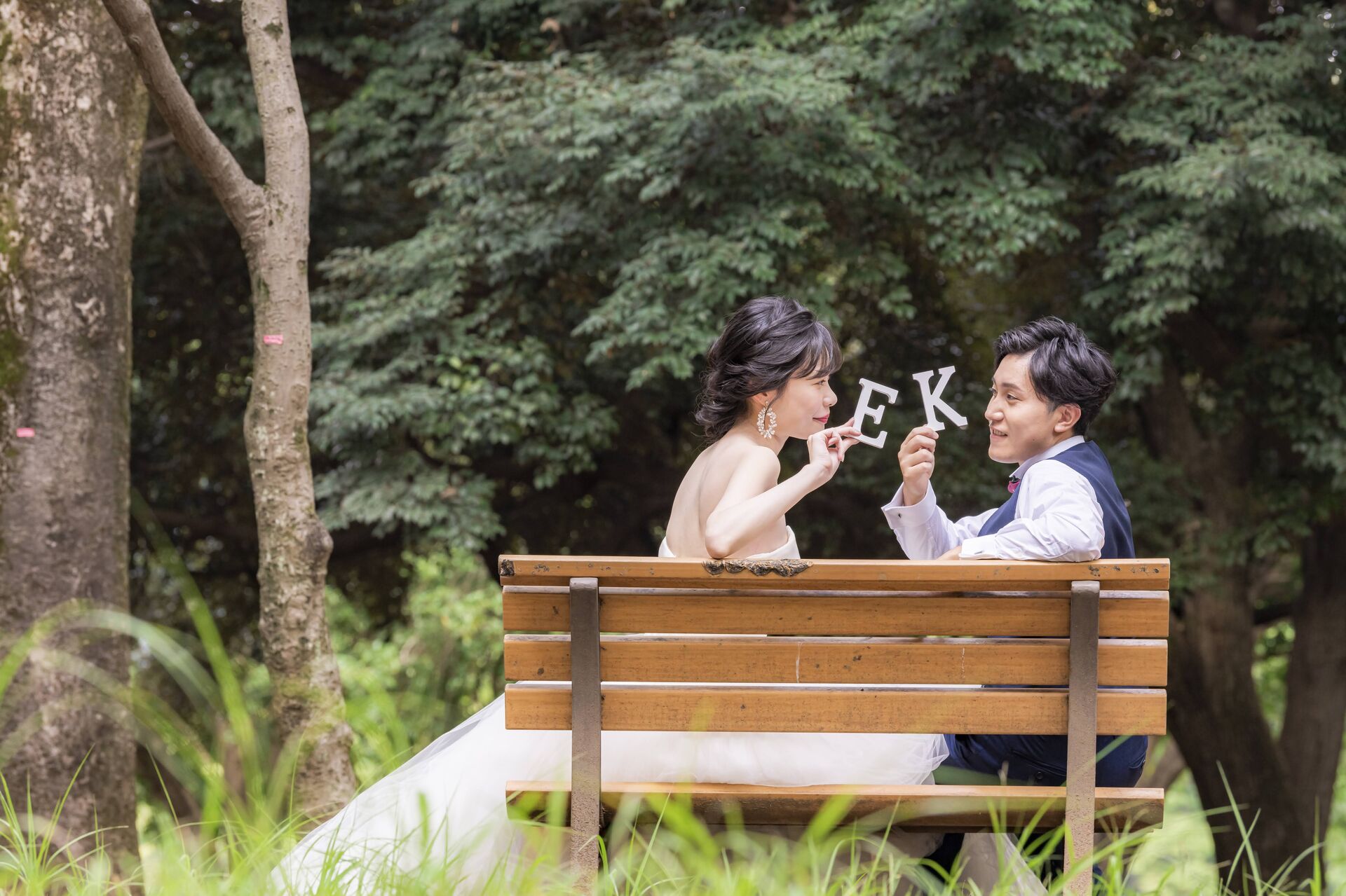 🌿代々木公園で叶えるナチュラルなウェディングフォト｜緑に包まれる東京前撮り